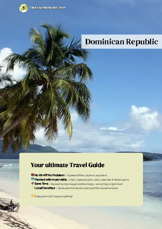example page 0 from our offline Travel Guide for Dominican Republic
